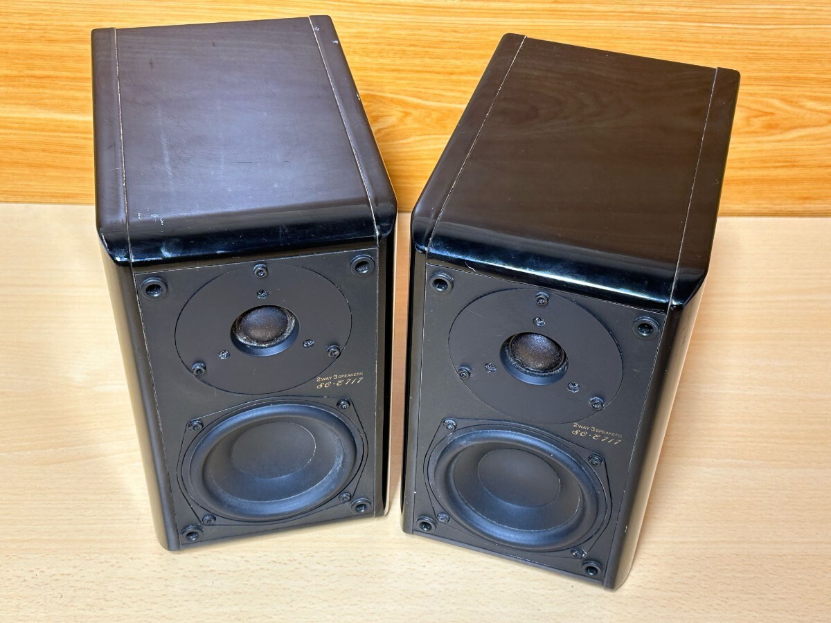 DENON  SC-E717  2Way Speaker Pair Stereo Audio デノン 2ウェイ ペア  スピーカー ステレオ オーディオ  中古 動作品!の画像3