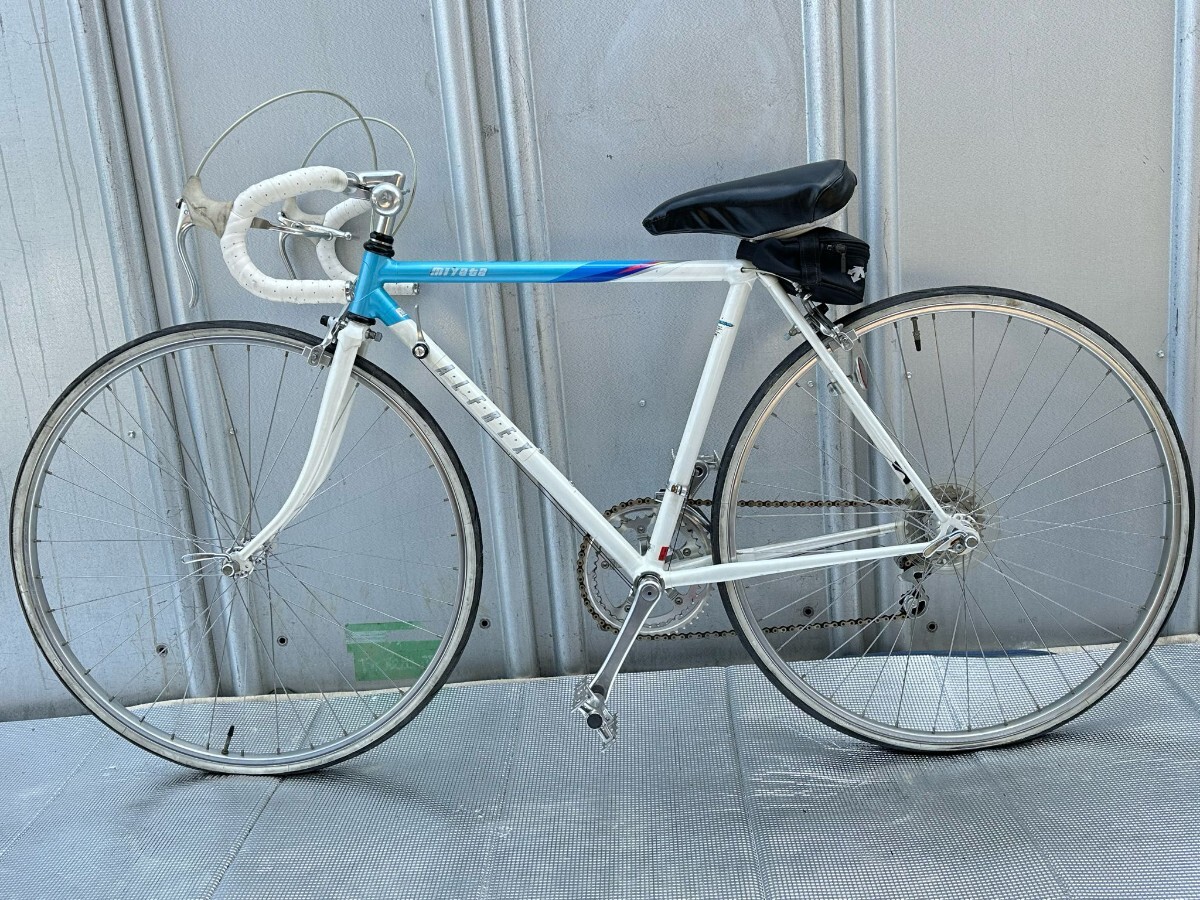 MIYATA ALFREX ビンテージ 自転車／ロードバイク サイズ CT 48cm. TP 50cm シルバーの画像9