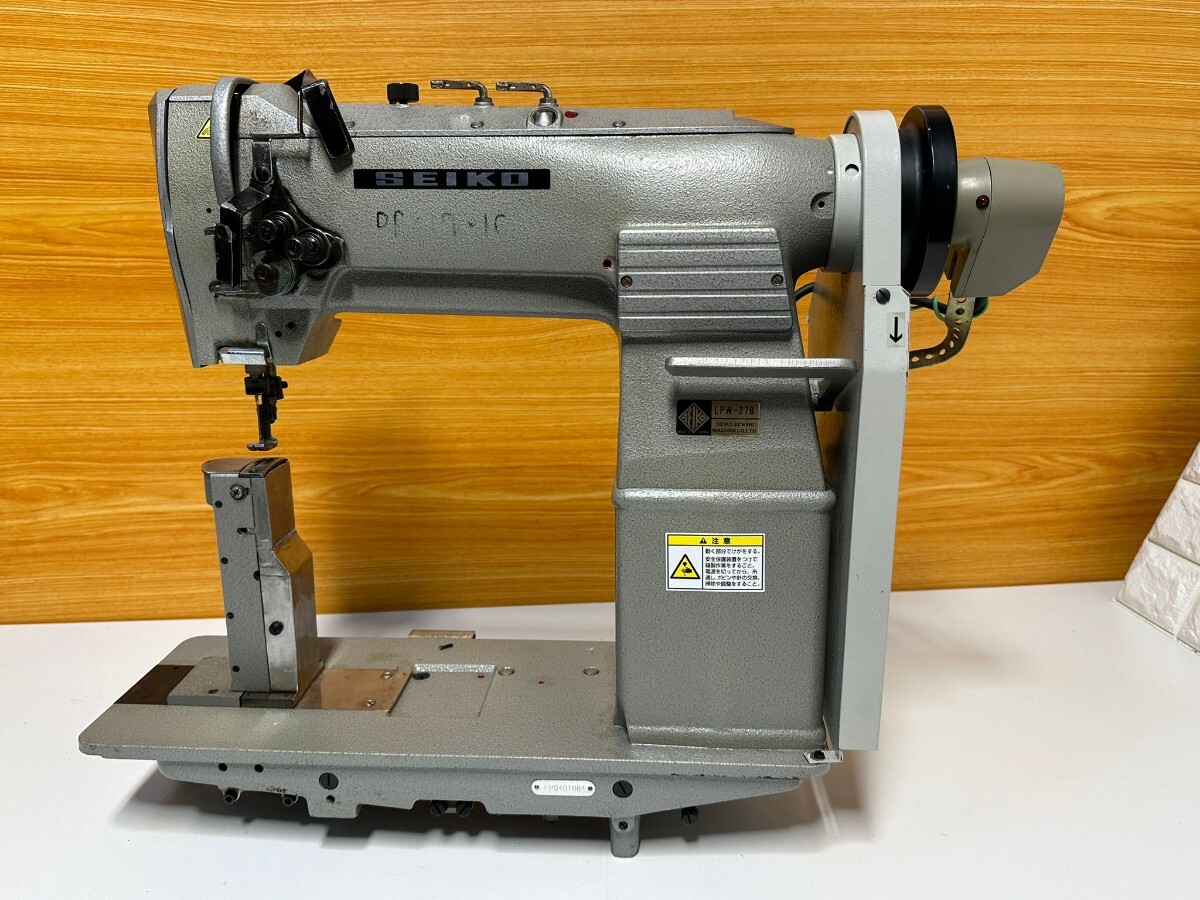 SEIKO Seiko Sewing Machine ミシン ハンドクラフト LPW-27B 中古品 動作未確認（ジャンク）の画像1