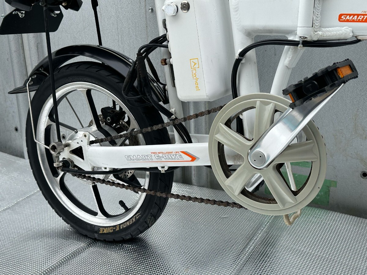  Airwheel R5  折りたたみ 自転車 16 インチ パナソニック製 バッテリー smart E-bike  電 動アシスト自転車 中古!の画像7