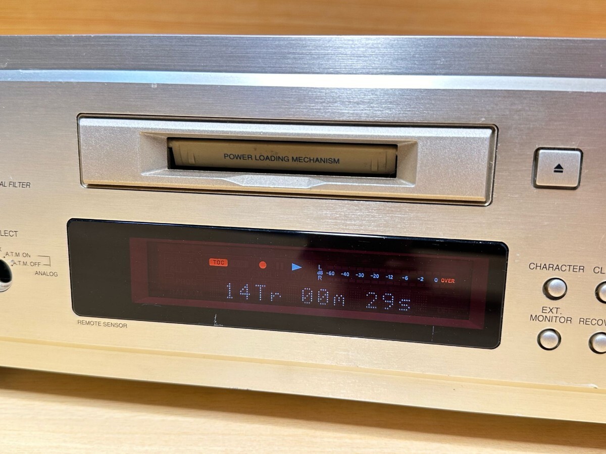 DENON／デノン  MDデッキ  DMD-1000   MDプレーヤー  オーディオ機  AC100V 18W 50/60Hz 動作未確認 ジャンク 日本製!の画像8