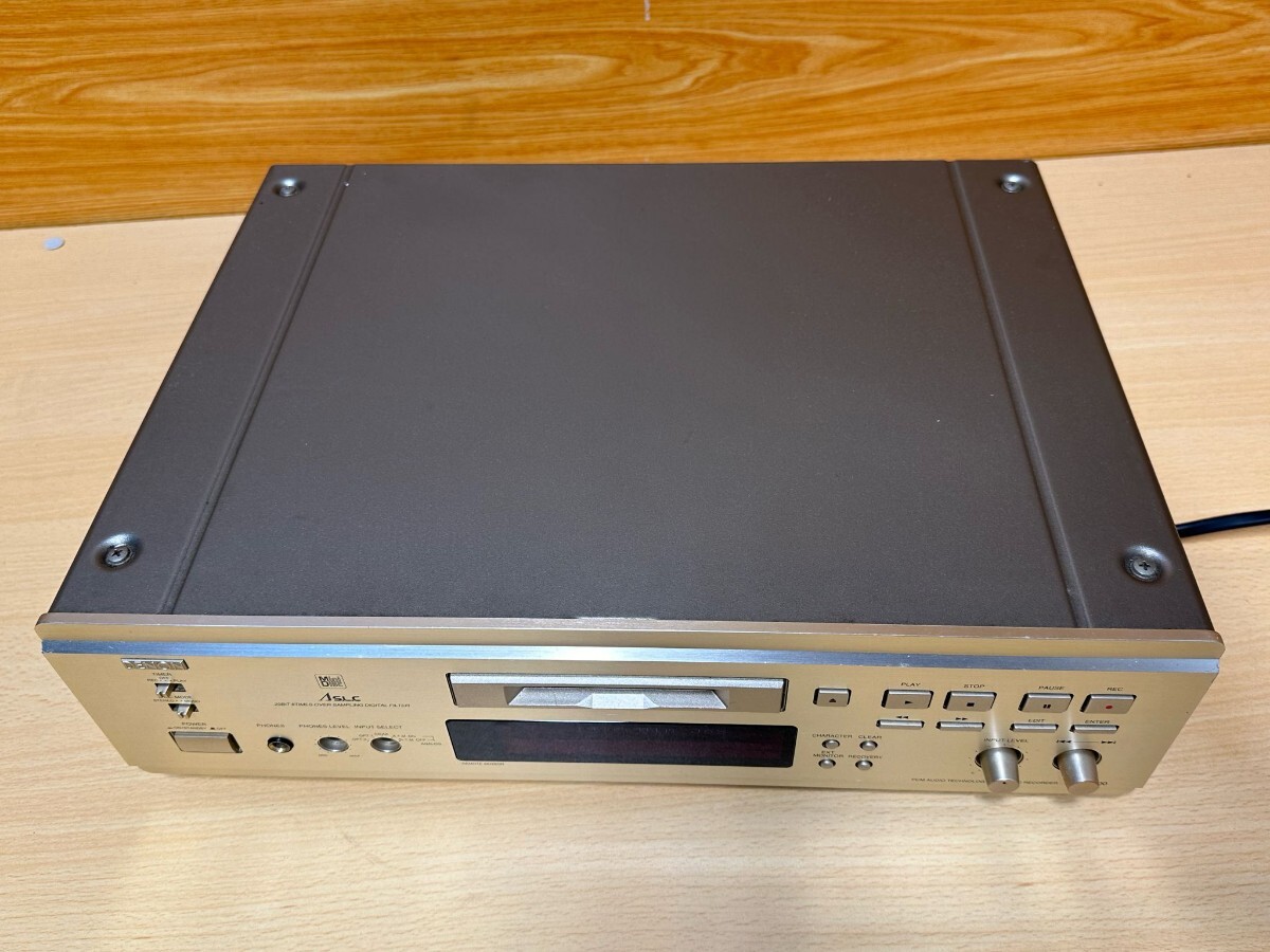 DENON／デノン  MDデッキ  DMD-1000   MDプレーヤー  オーディオ機  AC100V 18W 50/60Hz 動作未確認 ジャンク 日本製!の画像4