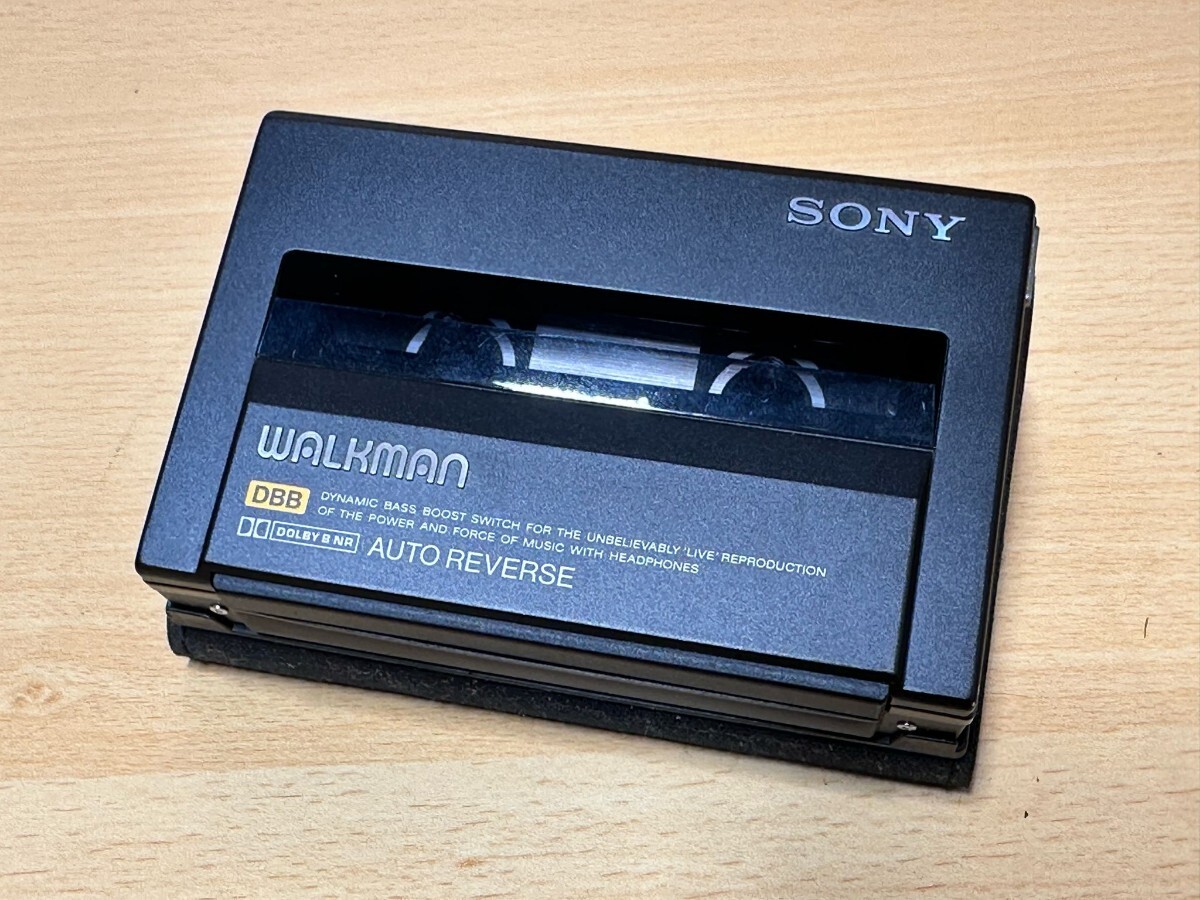 SONY／ ソニー WALKMAN／ ウォークマン カセットプレーヤー カセットウォークマン ブラック WM-150 日本製 動作確認済み!の画像9