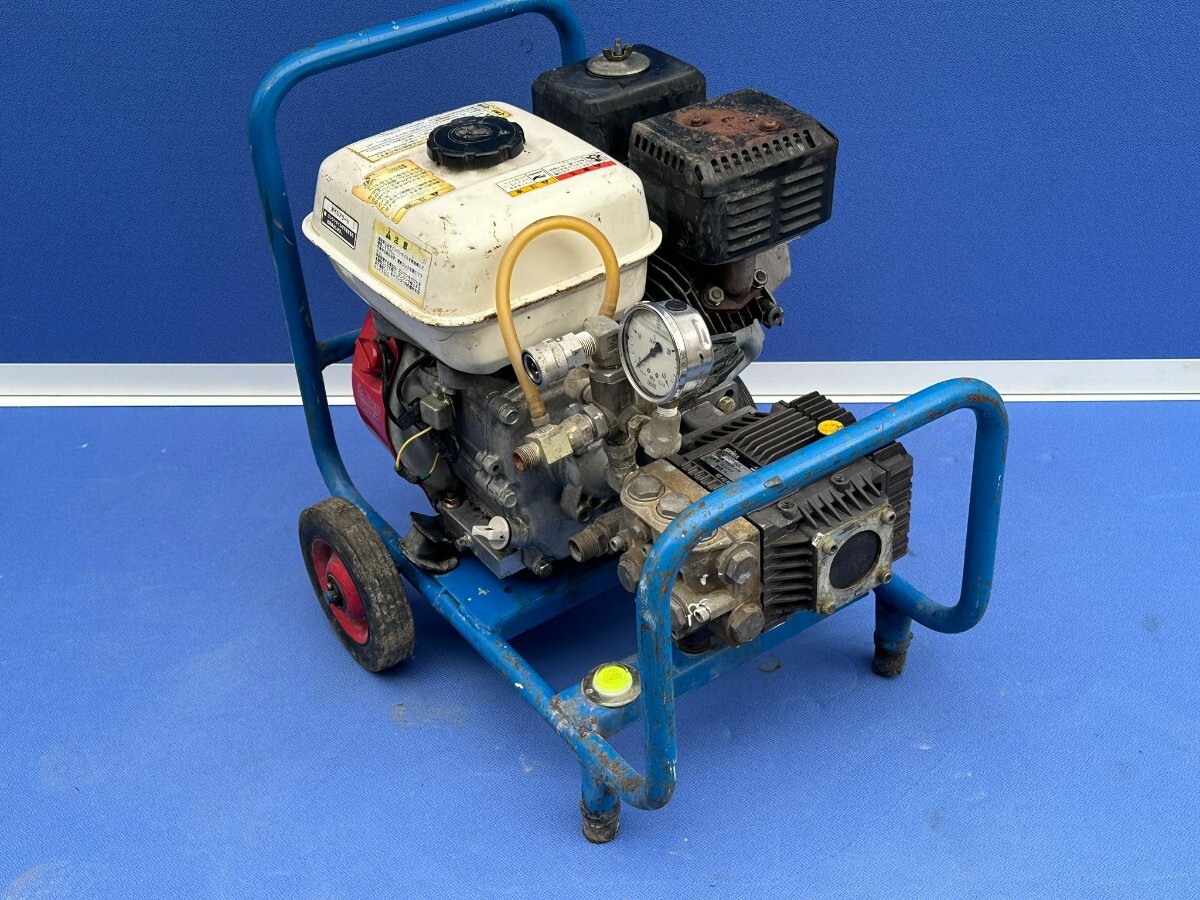  精和産業／ SEIWA セイワジェット クリーン 高圧洗浄機 JC-100GL 　Honda GX160 5.5　中古　動作未確認!_画像2