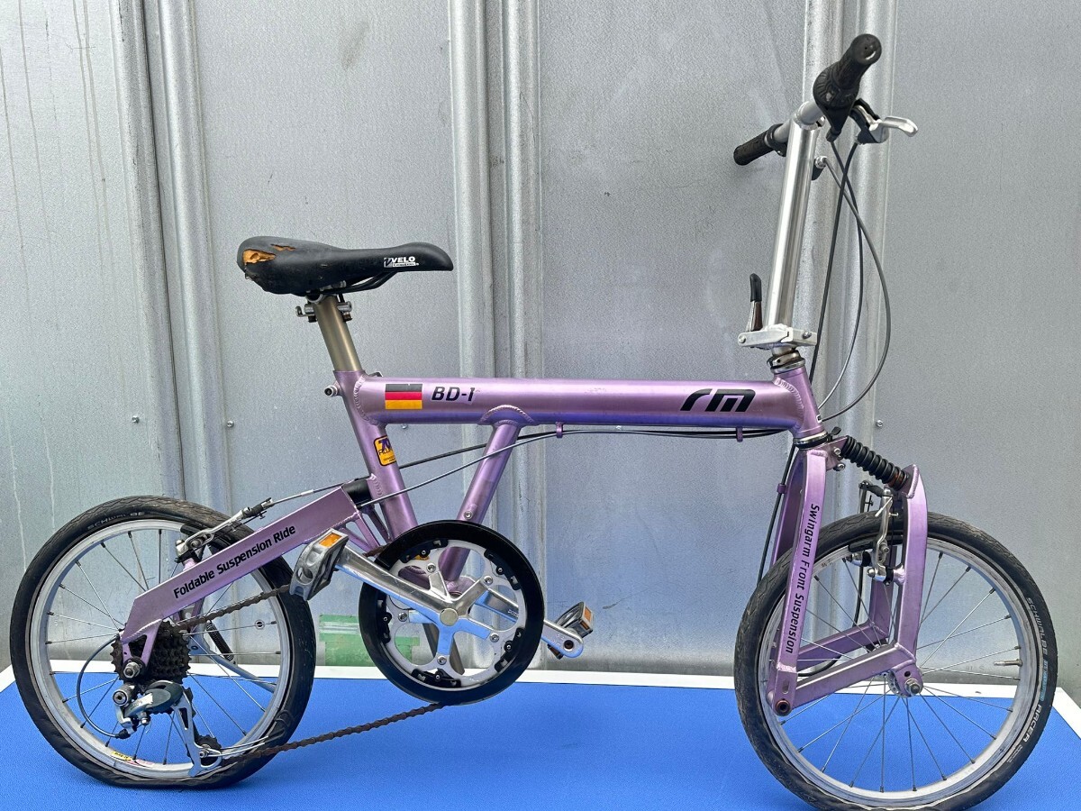 R&M ライズアンドミュラー BD-1 クラシック 18インチ 折畳ミニベロ SHIMANO 自転車 中古　動作品_画像1