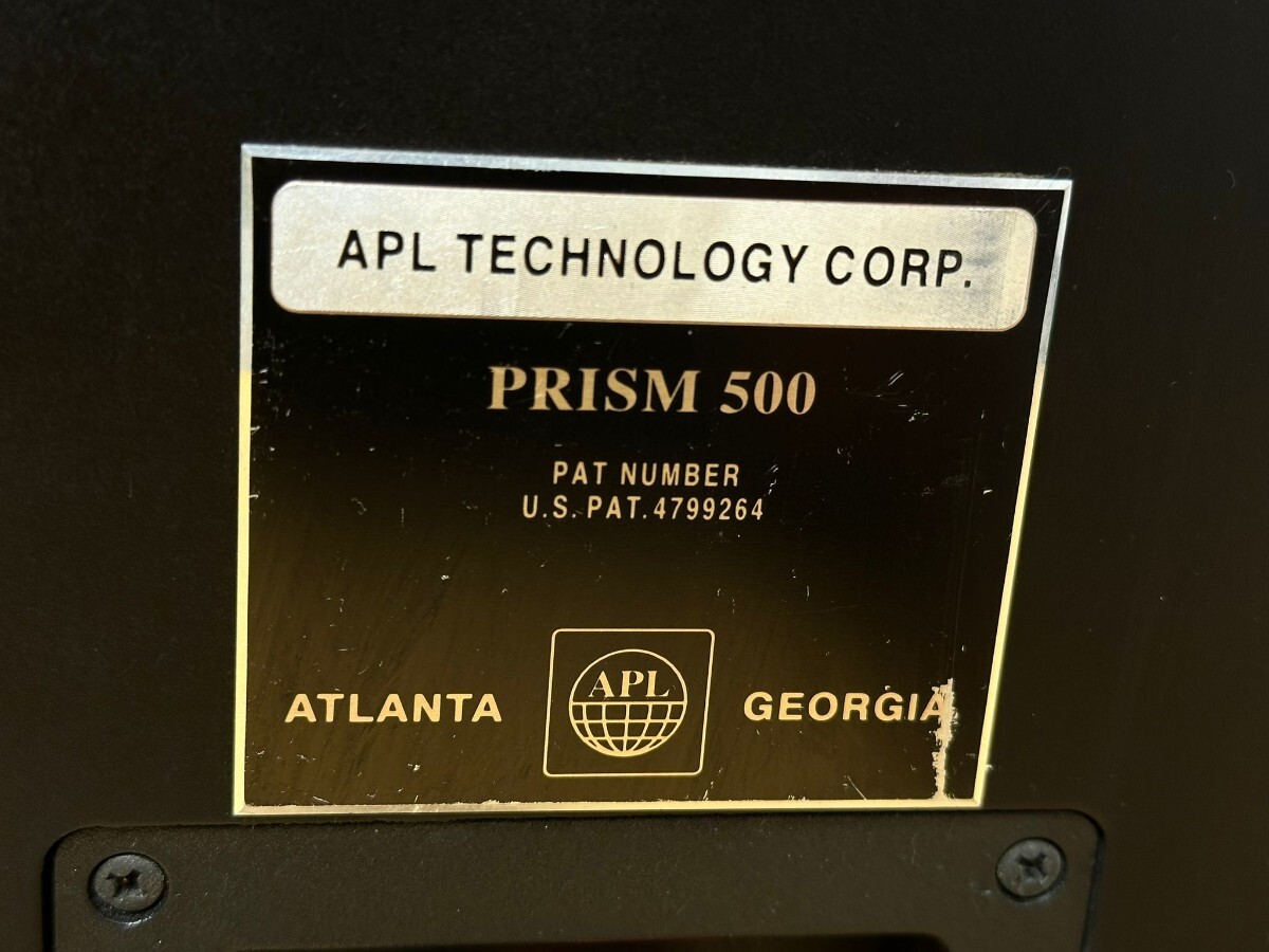 APL TECHNOLOGY PRISM 500 　スピーカーシステム　2台まとめセット!動作確認済み!_画像6