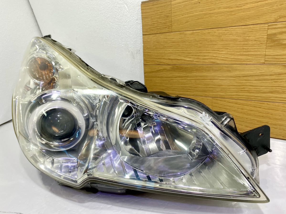 ★迅速★スバル レガシィ 純正 BR9 BM9 後期 HID キセノン ヘッドランプ ヘッドライト インナーメッキ 左右 KOITO 100-20061 A1158_画像5