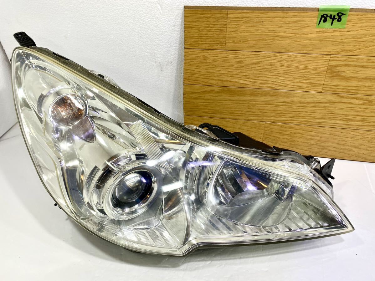 ★迅速★スバル レガシィ 純正 BR9 BM9 後期 HID キセノン ヘッドランプ ヘッドライト インナーメッキ 左右 KOITO 100-20061 A1158_画像4