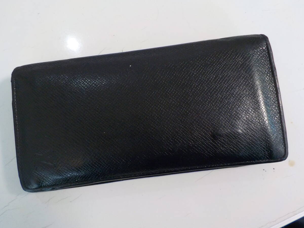 ルイヴィトン タイガ 黒 ポルトフォイユブラザ 長財布 ウォレット 本物 売切の画像2