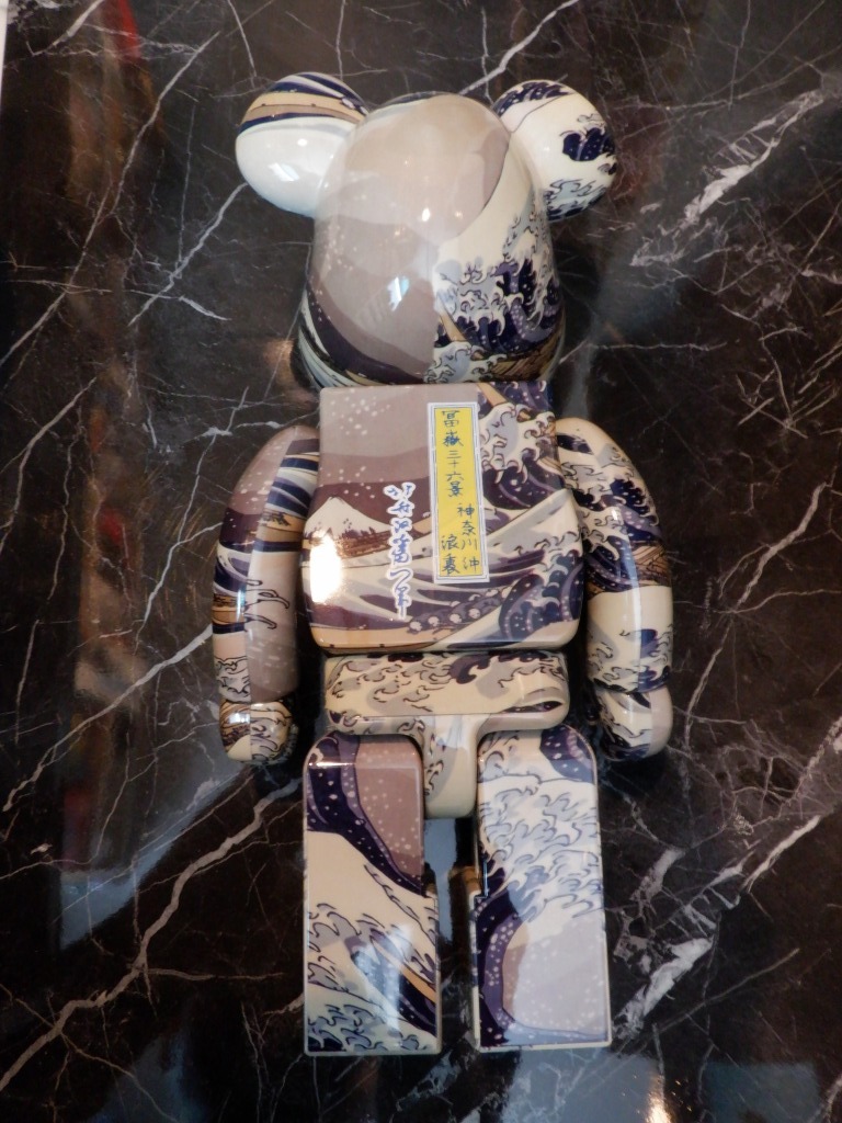 Bibian 比比昂- ベアブリック400% BE@RBRICK 葛飾北斎「神奈川 Bibian 比比昂- ベアブリック400% BE@RBRICK 葛飾北斎「神奈川