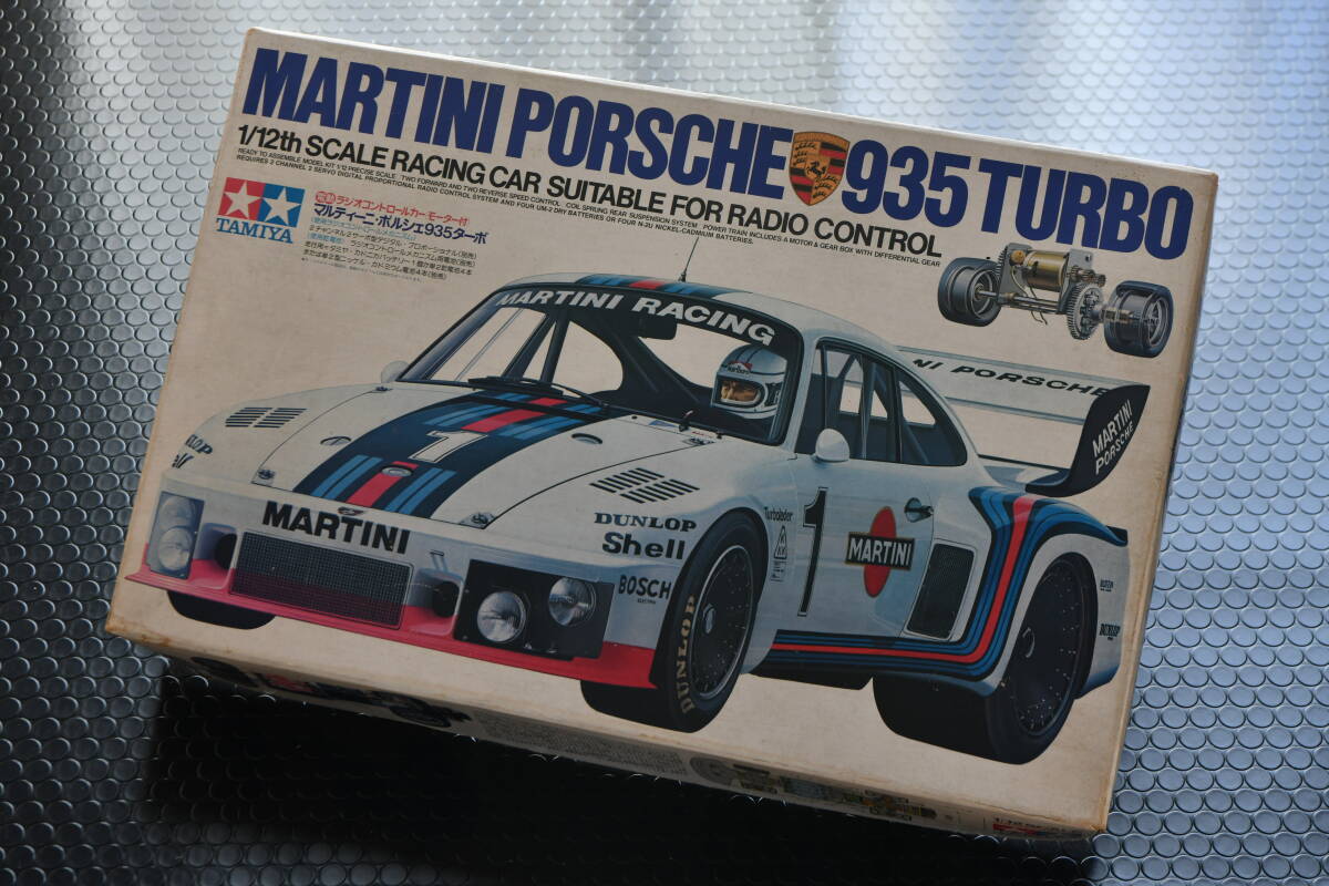 タミヤ 1/12 電動RC マルティニポルシェ935ターボ TAMIYA MARTINI PORSCHE 935TURBO 田宮模型 ラジオコントロールカー ラジコンの画像9