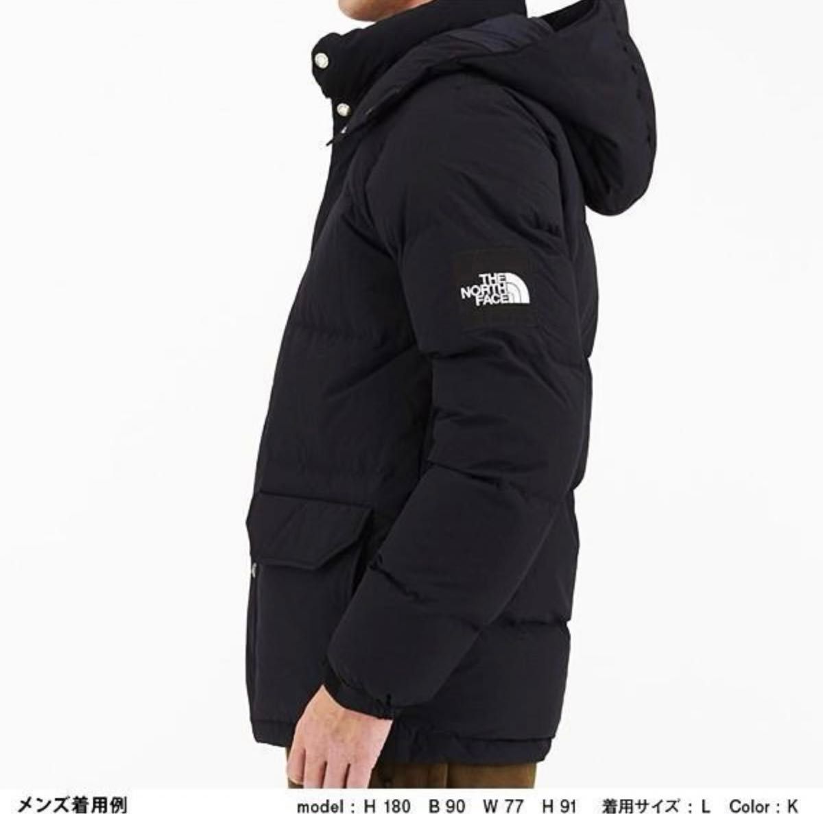 未使用  THE NORTH FACE メンズ キャンプシェラショートダウンジャケット Sサイズ