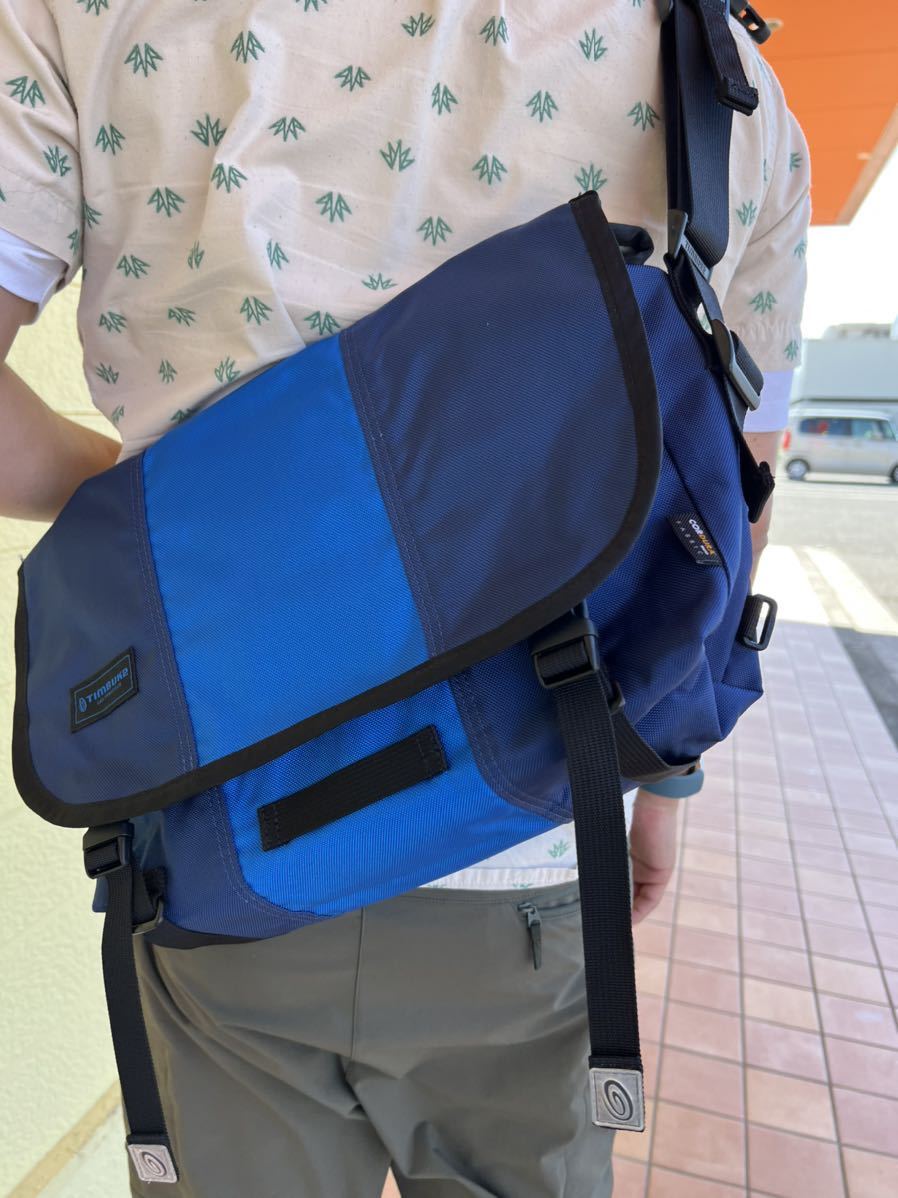 TIMBUK2tin back 2 Classic messenger bag S size classic messenger S Nightblue regular price 9900 jpy tax not included new goods tag attaching unused 