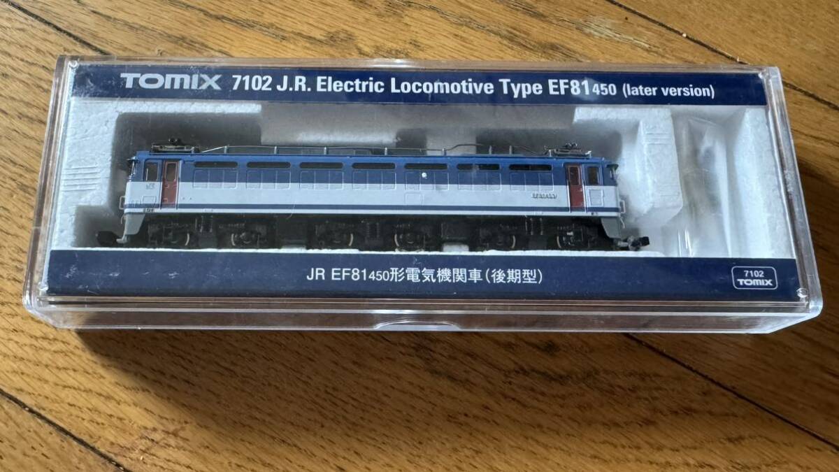 【レア品】 TOMIX 7102 JR EF81 450形 電気機関車 (後期型) トミックス の画像2