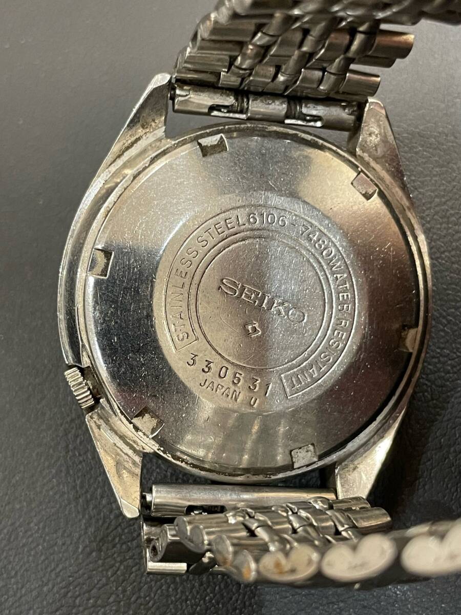 #337A【1円スタート】 SEIKO 5 ACTUS FS1209 自動巻き 稼働品 セイコー 5 アクタス 6106-7480 コレクション アンティーク 現状品の画像6