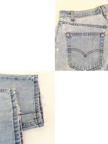 古着 90s USA製 Levi's Silver Tab 「straight+relaxed」 ブルー デニム パンツ ジーンズ W32 L29_画像7