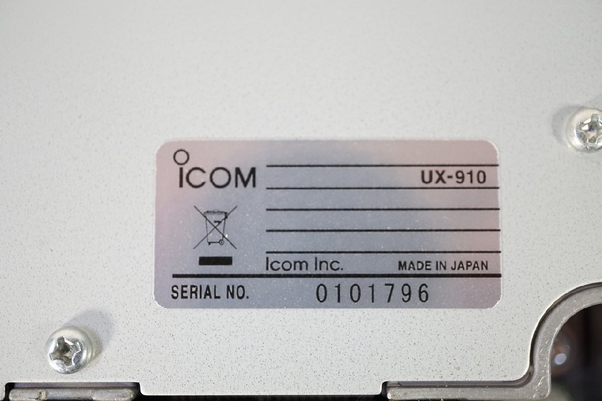 [NZ][D4275710] ICOM アイコム IC-910D UX-910 1200MHzユニット付き VHF/UHF ALL MODE TRANSCEIVER オールモードトランシーバーの画像9