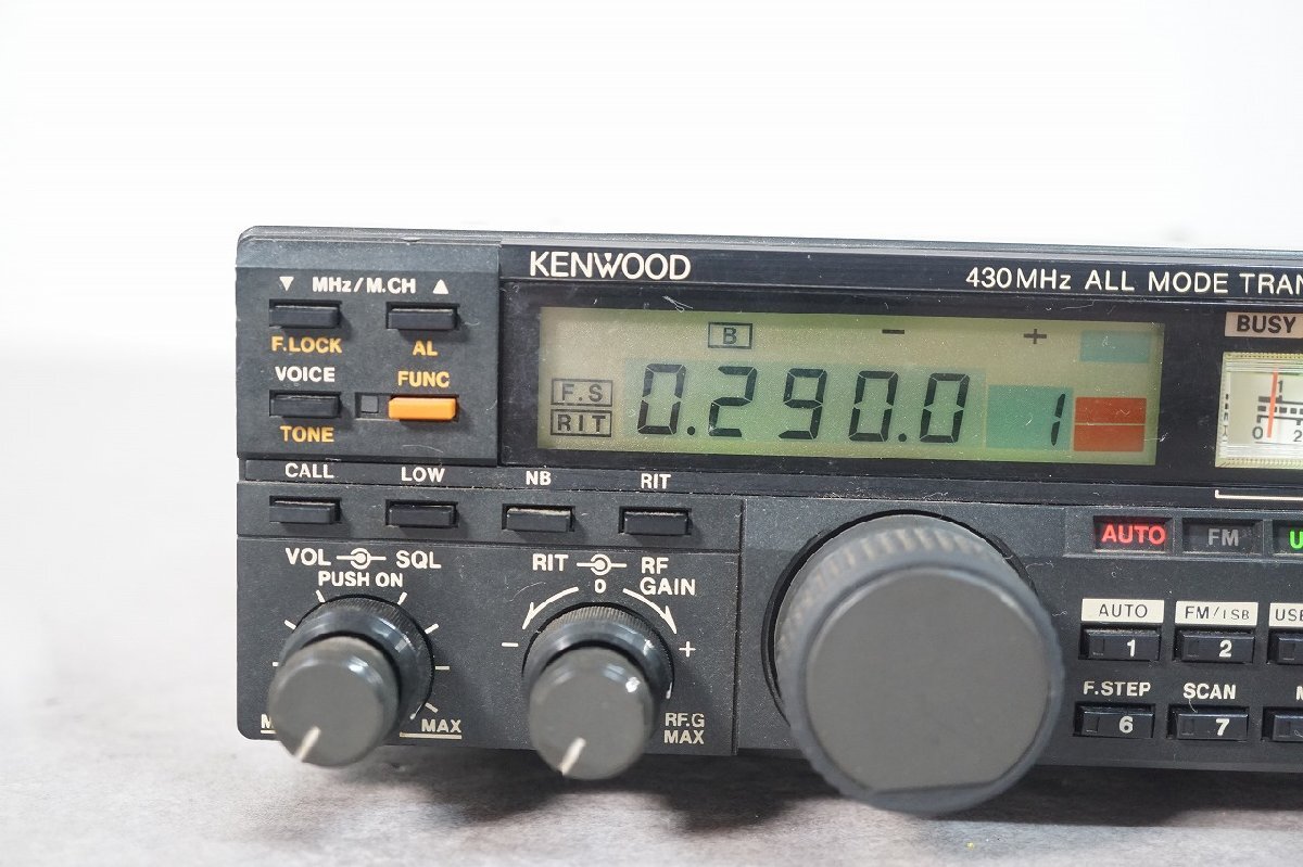 [NZ][D4284780] Kenwood ケンウッド TR-851D 430MHz ALL MODE TRANSCEIVER オールモード トランシーバー アマチュア 無線機の画像3