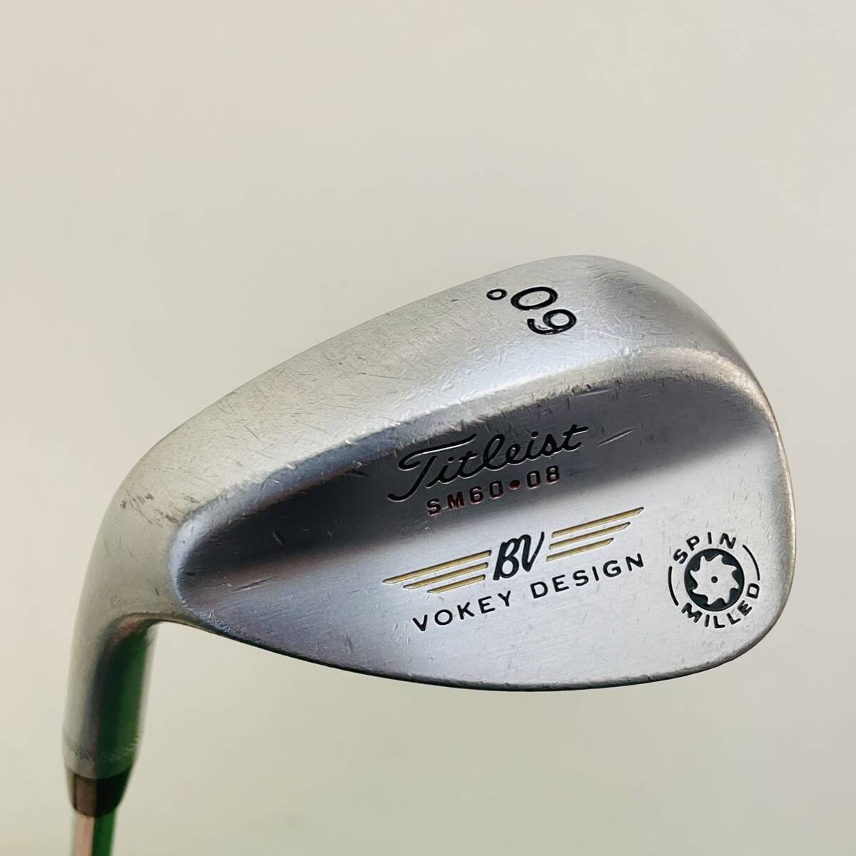 6656 Titleist VOKEY DESIGN 60° SPIN MILLED SM60・08 ウェッジ　レフティ　左利き　タイトリスト ボーケイ 送料無料　匿名配送_画像1