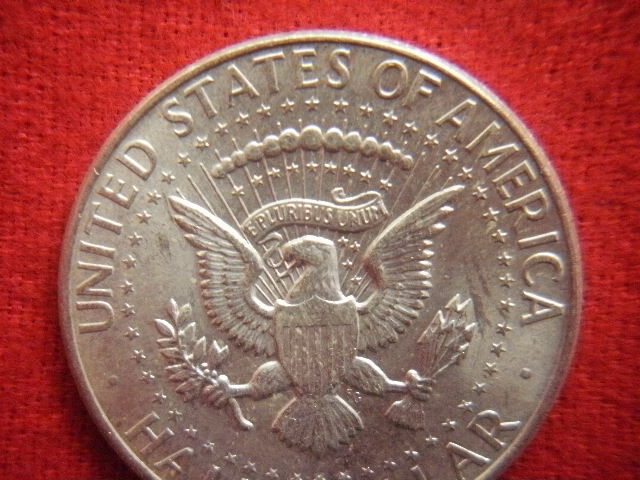 ※世界の銀貨 UNITED STATES (KENNEDY HALVES) HALF DOLLAR 1964- ( 90% silver ) 外径約30.7㎜ 量目約12.58g 中古並美品～の画像7