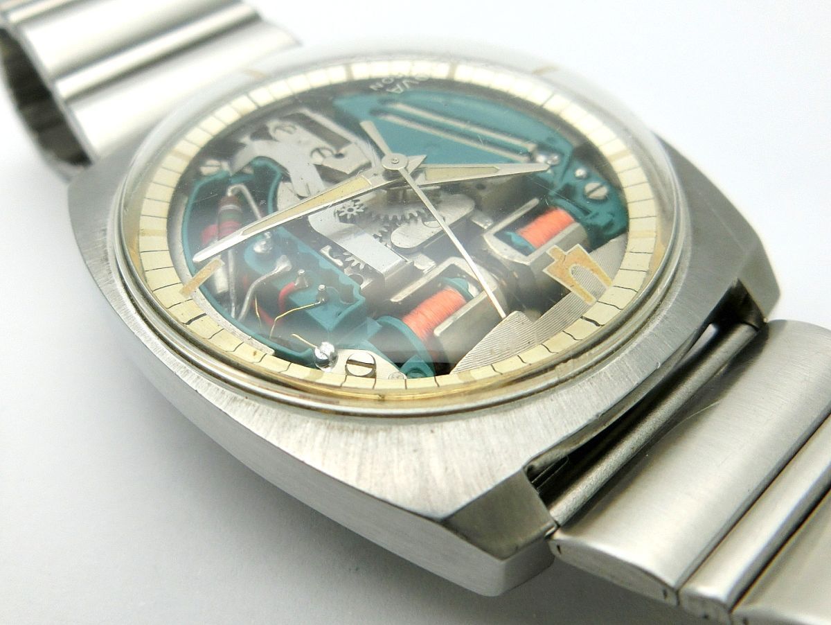 1000 иен старт наручные часы BULOVA Broba ACCUTRONakyuto long Space вид каркас dial звук . тип античный WHO B213