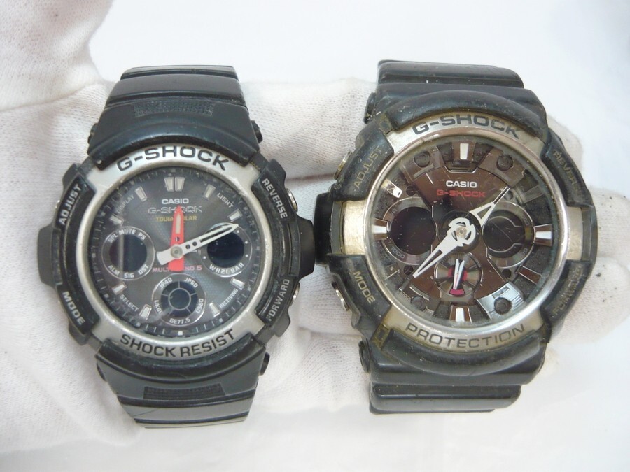 1000円スタート 腕時計10点 CASIO カシオ G-SHOCK 3409 GB-5600/1845 DW-9600/914 DW-5900/3160 G-5500/4765 AWG-101 等 [2/3] Z10021の画像2