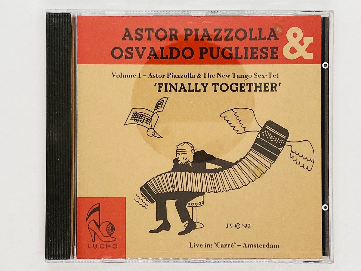 即決CD アストル・ピアソラ ライヴ Astor Piazzolla & Osvaldo Pugliese Volume 2 II / Finally Together S06の画像1