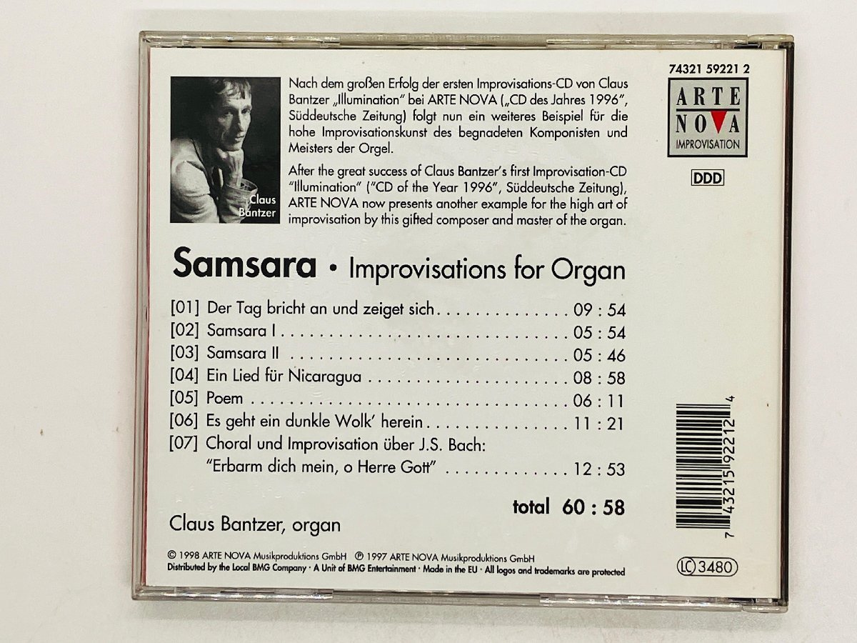 即決CD Samsara Improvisations for Organ / 74321 59221 2 I04_画像2