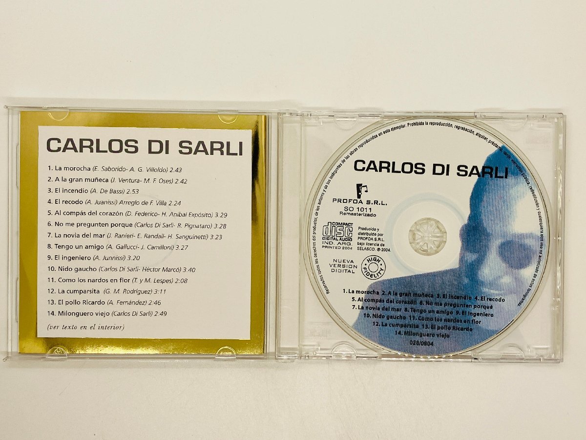 即決CD CARLOS DI SARLI SERIE DE ORO / NUEVA VERSION SONIDO DIGITAL / カルロス ディサルリ / SO1011 U06_画像3