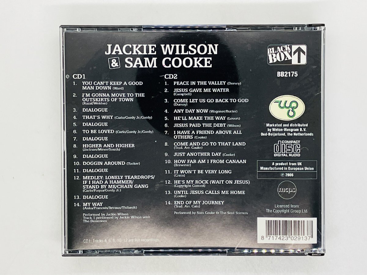 即決2CD JACKIE WILSON SAM COOKE / ジャッキー・ウィルソン サムクック BB2175 Z48_画像2