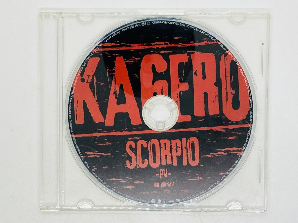 即決DVD 非売品 KAGERO SCORPIO PV カゲロウ Y23_画像1