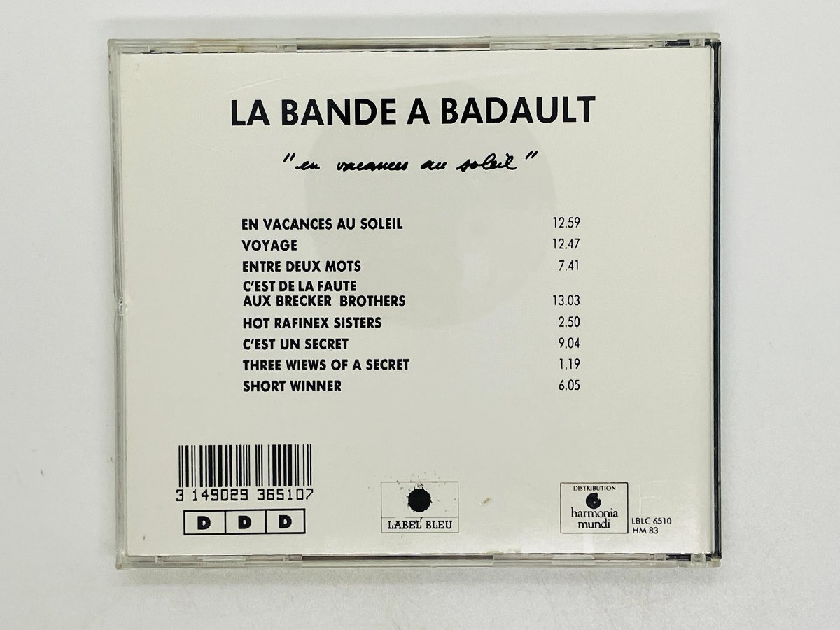 即決CD 仏盤 La Bande A Badault / En Vacances Au Soleil / ラ・バンド・ア・バドー フランス盤 LBLC6510 Y39_画像2