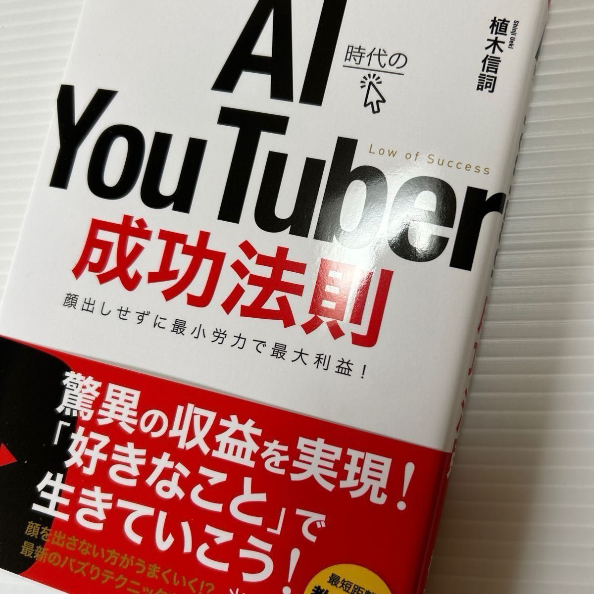 YouTubeで稼げるAI時代のYou Tuber 成功法則　植木信詞
