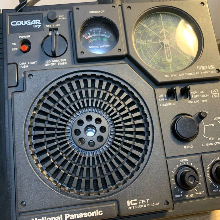 ◆National Panasonic ナショナル パナソニック RF-877 COUGAR No.7 クーガーBCLラジオの画像3