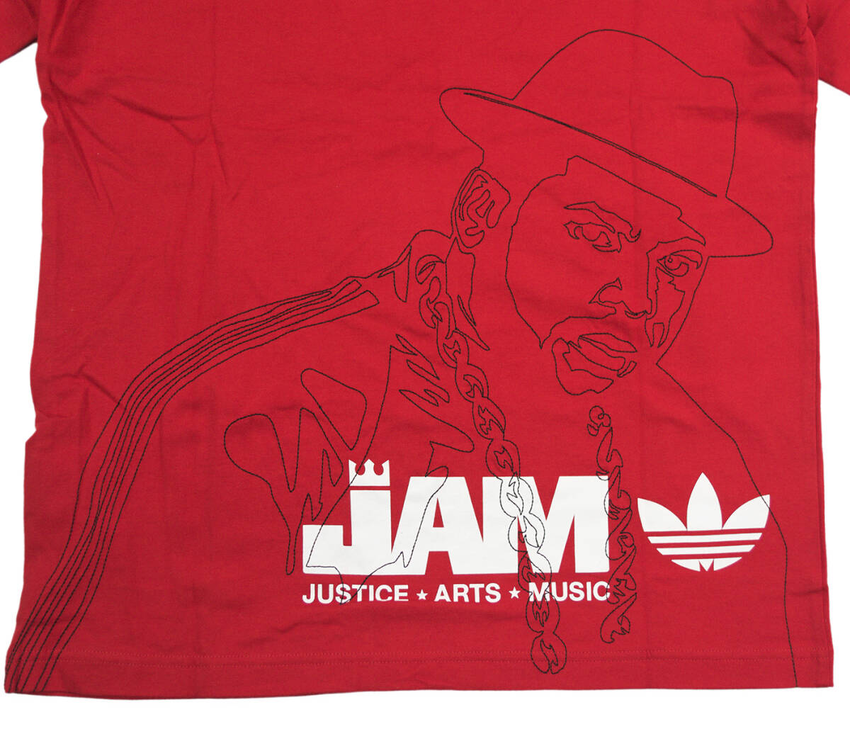 正規品 未使用 【アディダス オリジナルス x RUN DMC】 ジャム マスター ジェイ SS Tシャツ ADIDAS ORIGINALS JAM MASTER JAYSS TEE M_画像5