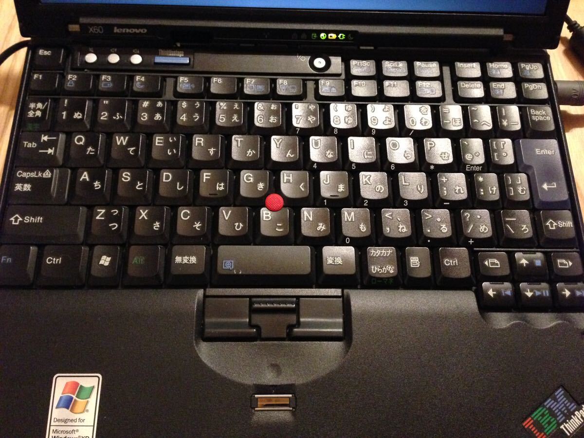 Lenovo レノボ ThinkPad X60 1706-EJ3 ノートブックパソコン 12.1インチ T5500 + X6ウルトラベースベイセット おまけ多数の画像2