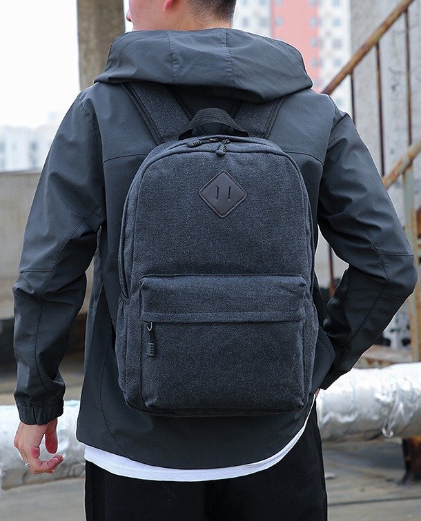 新品 キャンバス デイパック リュック 帆布 バックパック Canvas Backpack ベージュ色【送料無料】_他の色も出品しているので画像は共有です