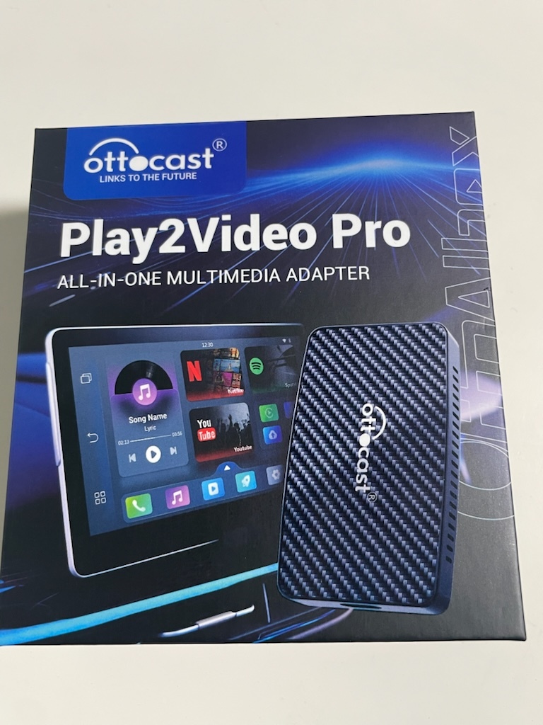Ottocast オットキャストPlay2Video Pro 2024新型Android 12多機能メディアアダプターai box 車でYouTube Netflix Spotify IPTV YouTube...の画像1