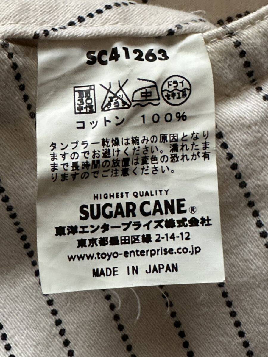 【東洋エンタープライズSUGAR CANE（シュガーケーン）【 11.5oz. 】 WHITE WABASH WORK PANTS [ FICTION ROMANCE ] [SC41263]の画像6