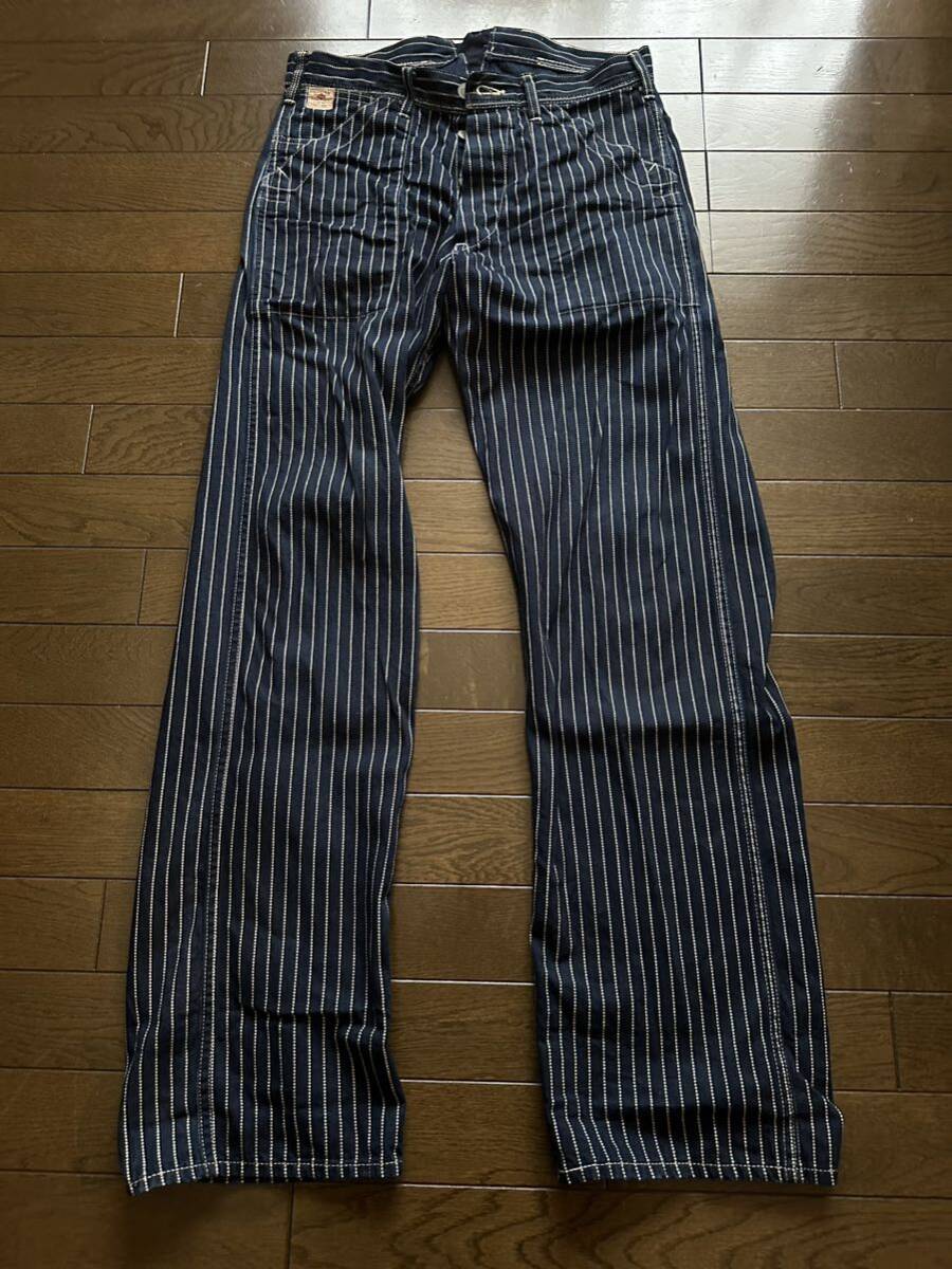 【東洋エンタープライズSUGAR CANE（シュガーケーン）【9oz】WABASH STRIPE WORK PANTS【SC40786】の画像1