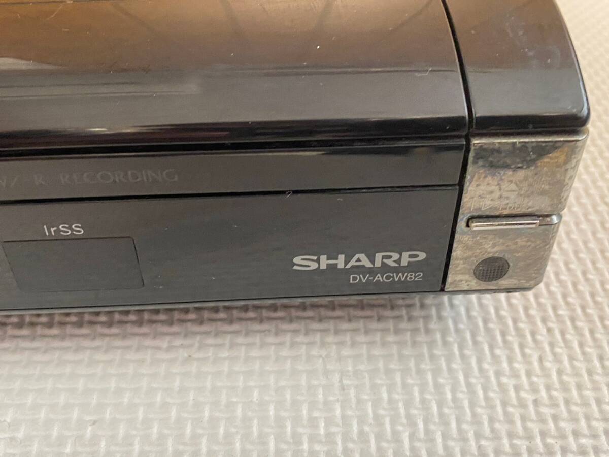 [ sharp DVD recorder ]SHARP sharp HDD/DVD recorder DV-ACW82 reproduction operation verification ending 