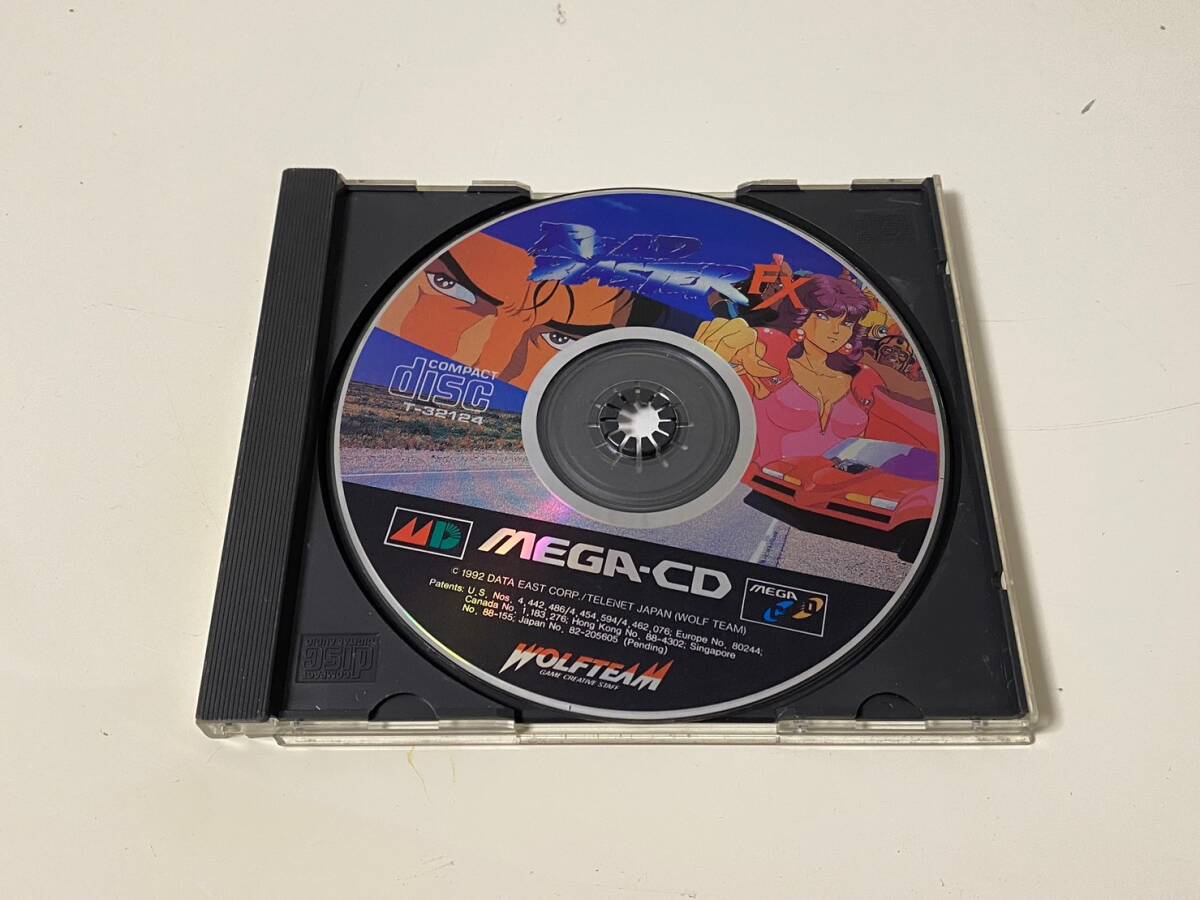 【MEGA-CD ロードブラスター FX 】SEGA ROAD BLASTER FX メガCD ディスク汚れありの画像1