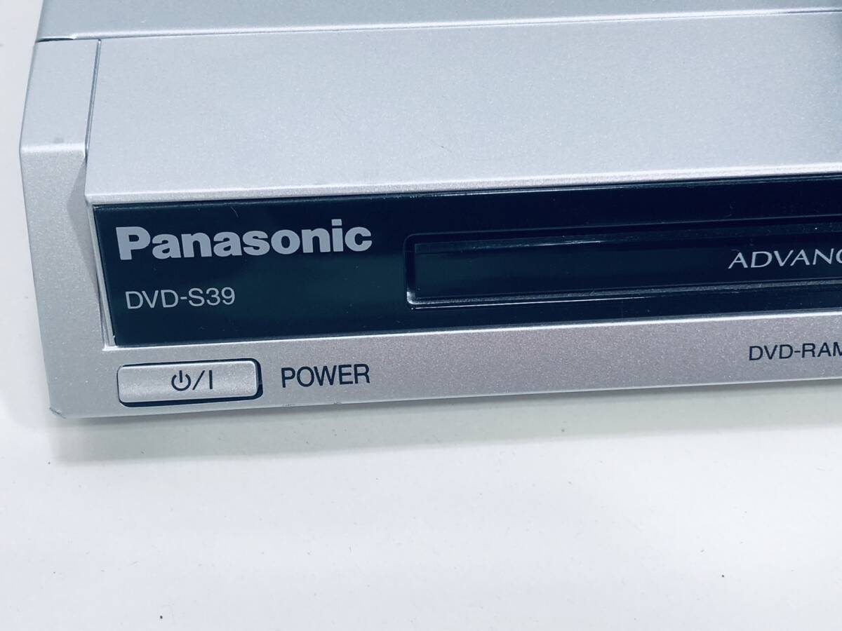 【パナソニック DVD CDプレイヤー】Panasonic DVD-S39 動作確認済み 2005年製の画像2