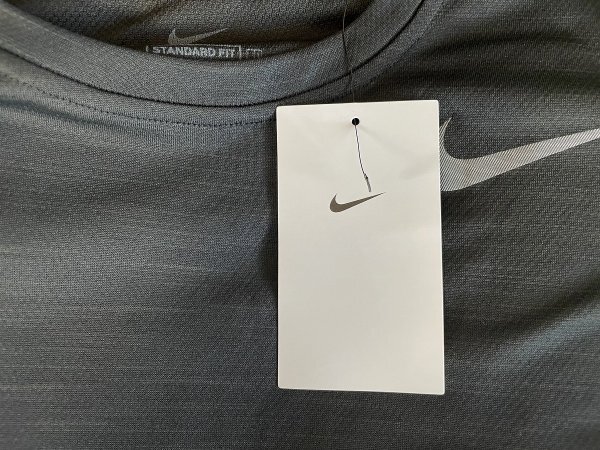 ★新品 定価3,850円 国内正規品 NIKE ナイキ Dri-FIT ドライフィット スーパーセット メンズ トレーニング トップ 半袖 Tシャツ ブラック L_画像5