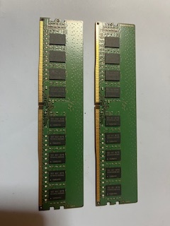 SAMSUNG DDR4 PC4-2133P-EE0-10 ECC 8GB ×2計16GB Memory メモリー の画像2