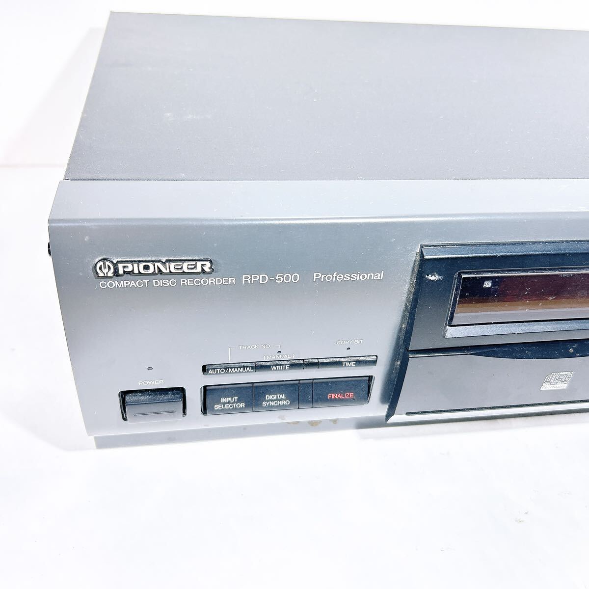 ★通電確認済み★ ◇オーディオ機器PIONEER パイオニア RPD-500 COMPACT DISC RECORDER コンパクトディスクレコーダー CDレコーダー