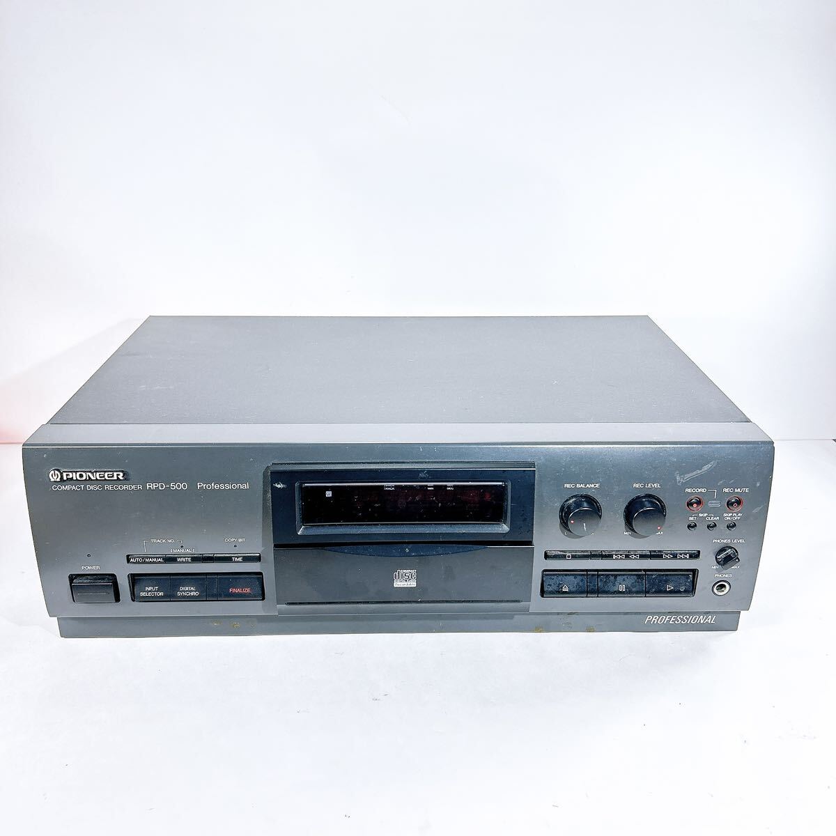 ★通電確認済み★ ◇オーディオ機器PIONEER パイオニア RPD-500 COMPACT DISC RECORDER コンパクトディスクレコーダー CDレコーダー