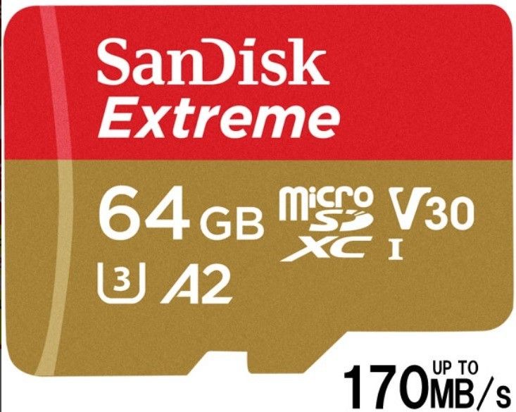 【新品】microSD 64GB SanDisk Extreme Class10