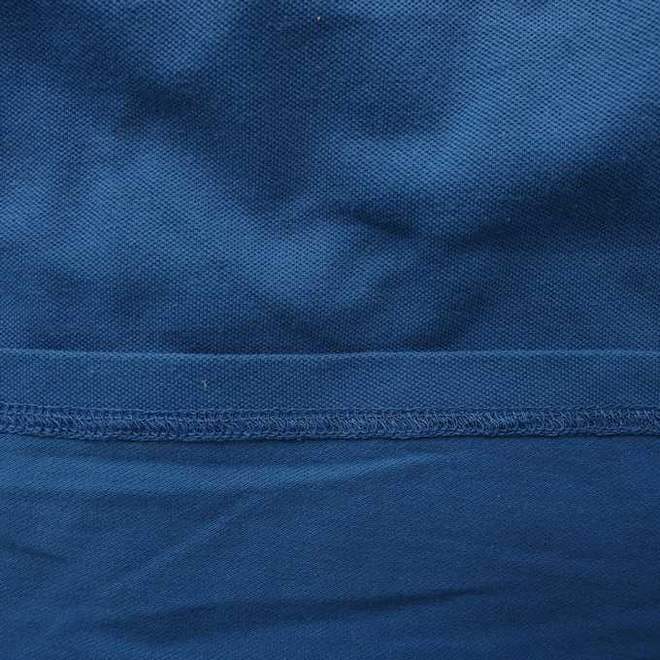 プーマ 半袖ポロシャツ キーネック ワンポイントロゴ ゴルフウエア メンズ Lサイズ ブルー PUMA_画像5