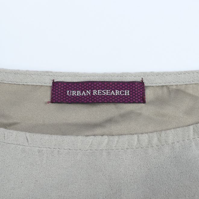 アーバンリサーチ カットソー 半袖シャツ トップス シンプル レディース Oneサイズ グレー URBAN RESEARCH_画像3